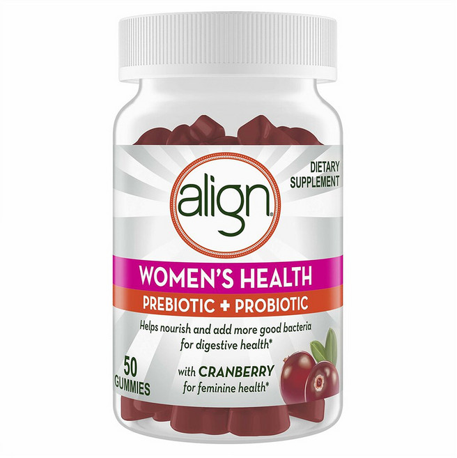 Align Women's Health 얼라인 우먼스 프로바이오틱 여성 유산균 50구미, 50정, 1개