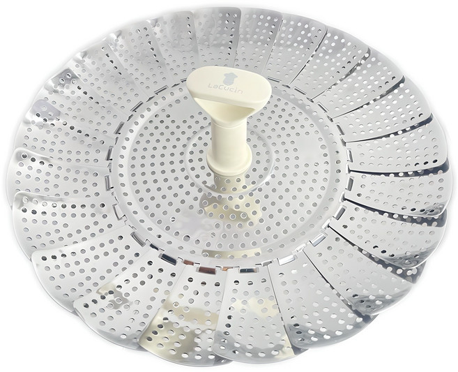 라쿠친 손잡이 플라워 스텐 찜기, 28cm, 1개