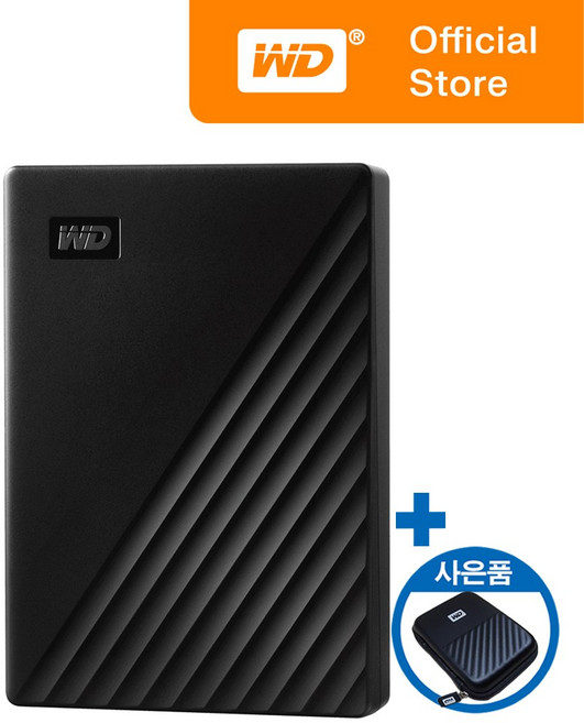 [WD대리점] WD NEW MY PASSPORT Gen3 5TB 블랙 정품 공식인증