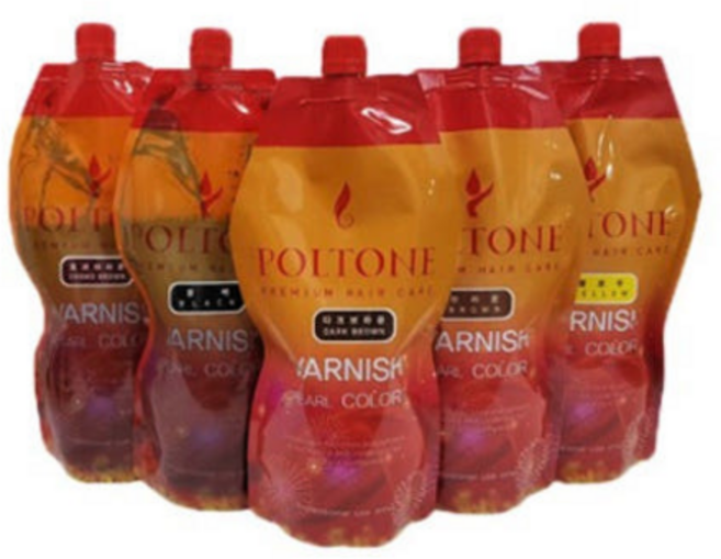 폴톤 바니쉬 왁싱 매니큐어 염색 500ml, 오렌지, 1개