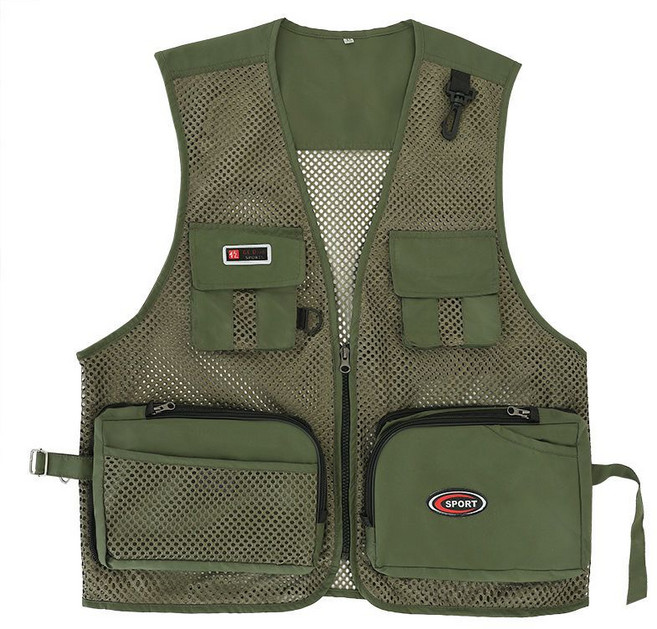 남녀공용 망사 캠핑 작업조끼 낚시복 여름작업조끼 베스트