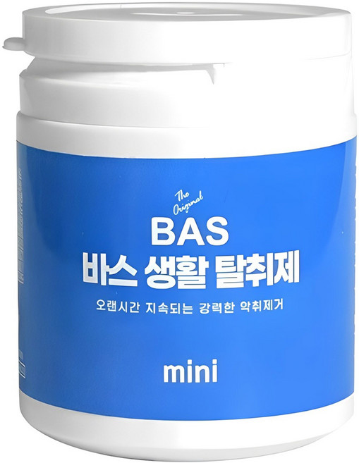 BAS 차량용 생활 탈취제 미니 베이비파우더향, 150g, 1개