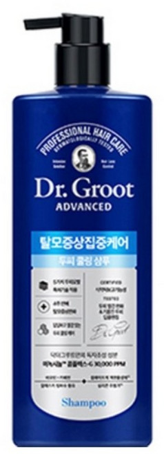 닥터그루트 탈모증상 집중케어 두피 쿨링 샴푸 시트러스 민트향, 700ml, 2개