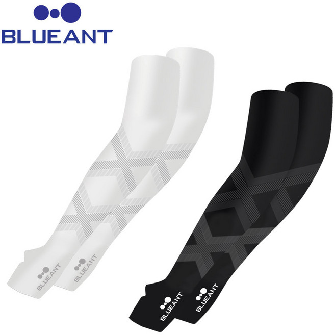 블루안트 1+1 블루안트2X밴더 자외선차단 쿨토시 손등형, 블랙