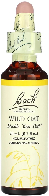 Bach 오리지널 꽃 요법 야생 귀리 20ml(0.7fl oz), Bach오리지널꽃요법야생귀리20ml07floz, 1개, 20ml - 쿠팡
