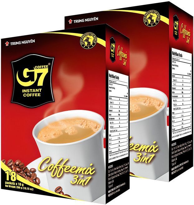 G7 3 in 1 커피믹스, 16g, 18개입, 2개