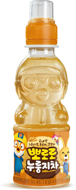 팔도 뽀로로 누룽지차, 220ml, 24개