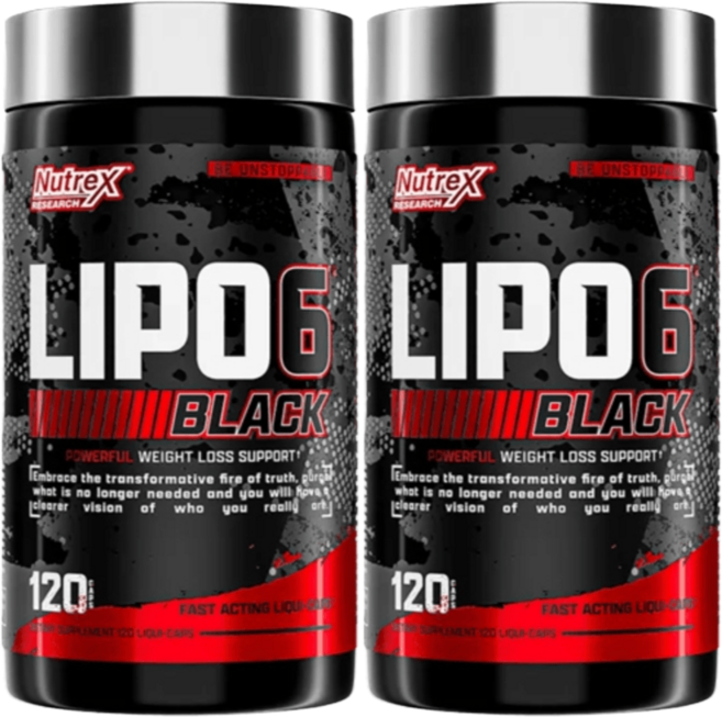 Nutrex 뉴트렉스 리포6 블랙 120캡슐 2개, 120정