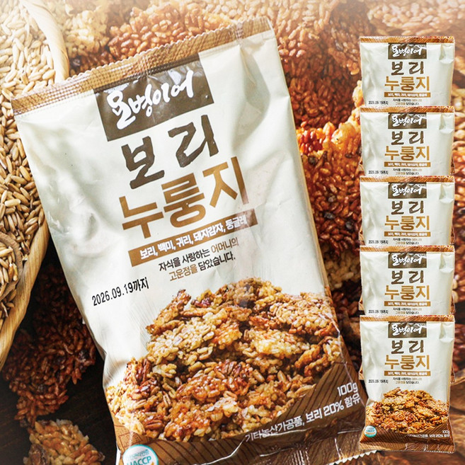 [조이홈쇼핑] 오병이어 뚱딴지 보리 누룽지 김선애 장인, 1세트