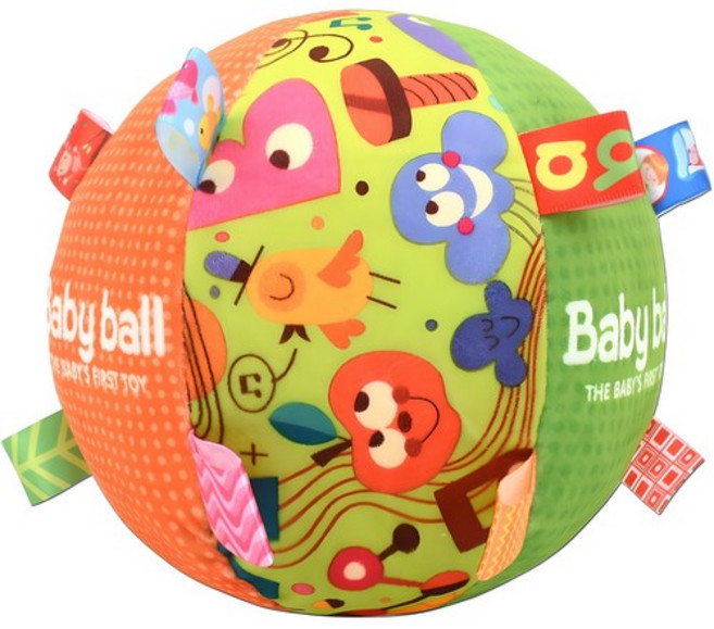 오즈토이 딸랑이 방울 헝겊공 촉감공, cartoon, 1개