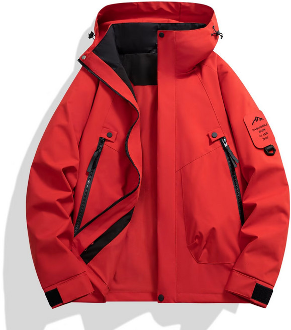 2025년 남성용 봄가을 충격 방지 재킷 분리 가능한 내장 다운 재킷 방풍 두꺼운 코트