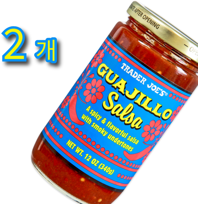 트레이더조 과히요 살사 소스, 2개, 340g