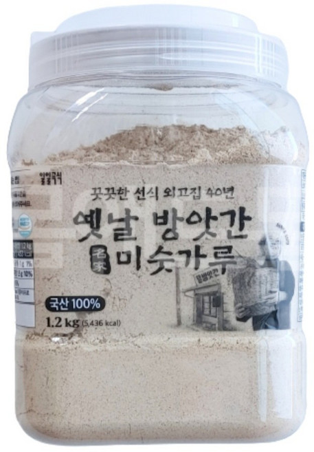 일일곡식 옛날방앗간 미숫가루 국산(소비기한임박처분 26년6월8일), 2개, 1.2kg