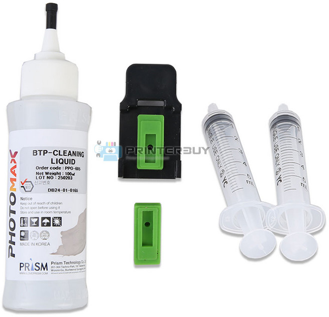 캐논 G1900 G2900 G3900 석션홀더 클립 세정액 주사기 에어제거, 1개