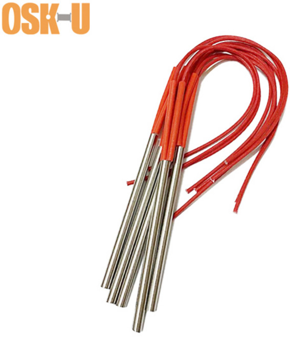 관형 가열 요소 튜브 직경 6mm 5PCs 전기 카트리지 히터 저항 요소 사출 용 80 W 100 W 120 150W, [00] 120W 6x80mm, [00] 220V용