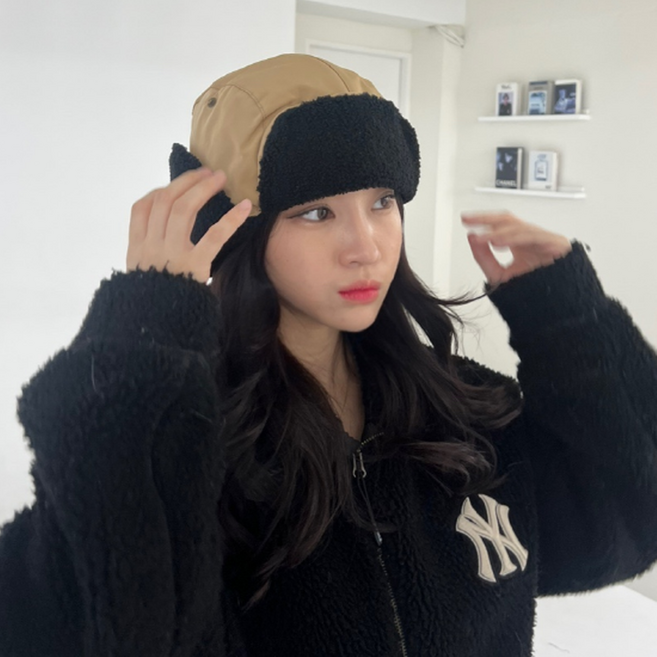 디베일 패딩 귀달이 군밤모자 겨울 털 트루퍼햇 방한모 남녀공용