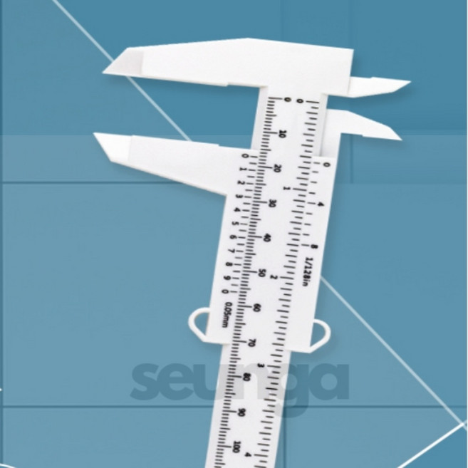 승아상점 플라스틱 버니어 캘리퍼스 150MM 두께측정기