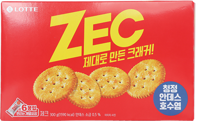 롯데웰푸드 제크 오리지널, 300g, 12개