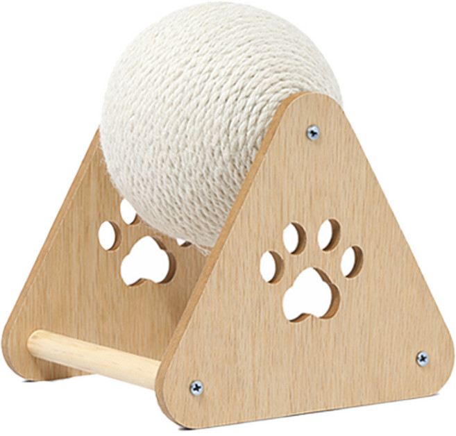 튼튼댕냥 고양이 미니 캣휠 스크래처, 1개, 민무늬