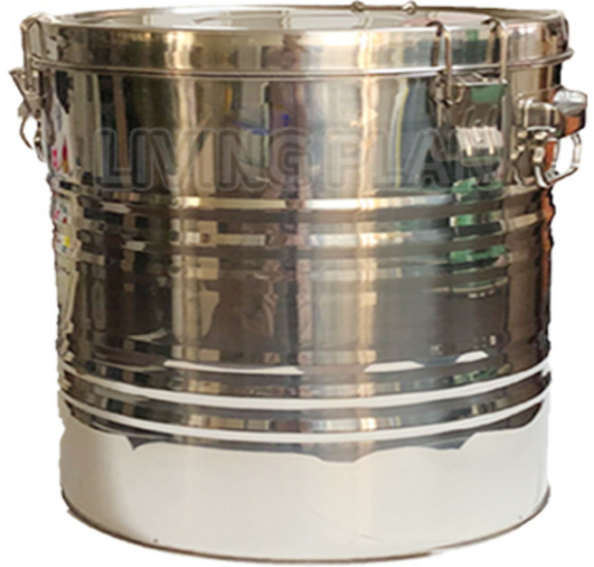 리빙플랜 급식용이중국통30호 보온보냉국통 스텐국통 이중국통 급식용국통, 1개