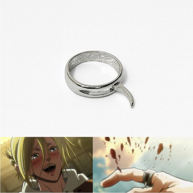 오드아이 진격의거인 애니 레온하트 반지 거인화 여성형거인 실버 링