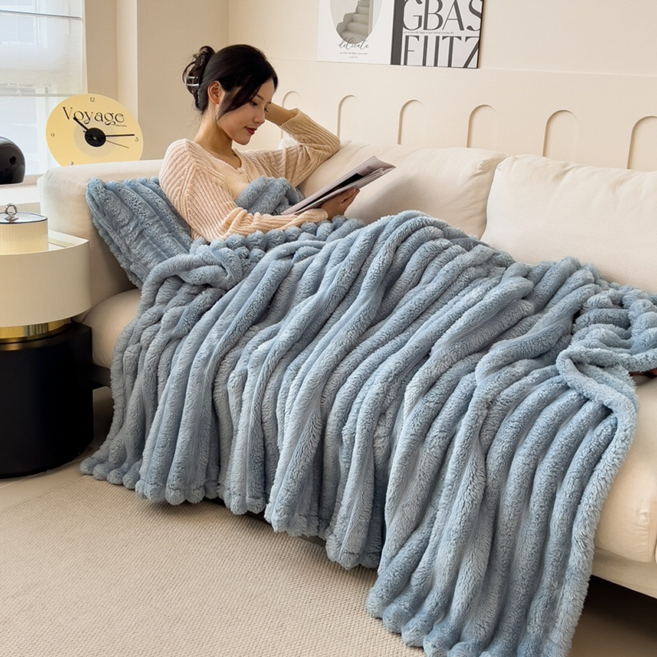 루베아 보들이 토끼털 담요 극세사