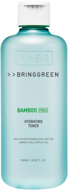 브링그린 대나무 히알루 수분 토너 500ml, 2개