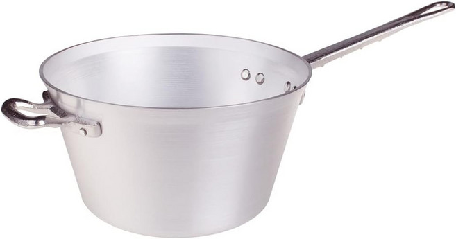 펜톨 아넬리 프로페셔널 알루미늄 3mm. 손잡이가 달린 폴렌타 냄비 직경 20cm., 3.7 Quarts