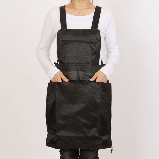 수확용 앞치마 작물 채집 농사 나물 과수원 WAE358, WAE358 검정, 1개