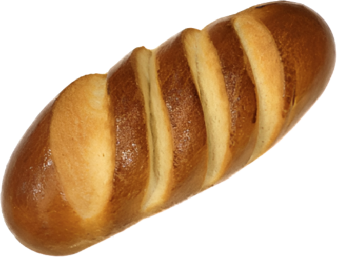 신선한 바톤빵 (러시아식) 450g-500g ORGANIC WHITE BAGUETTE BATTON (RUSSIAN STYLE) 450g-500g, 1개, 450g