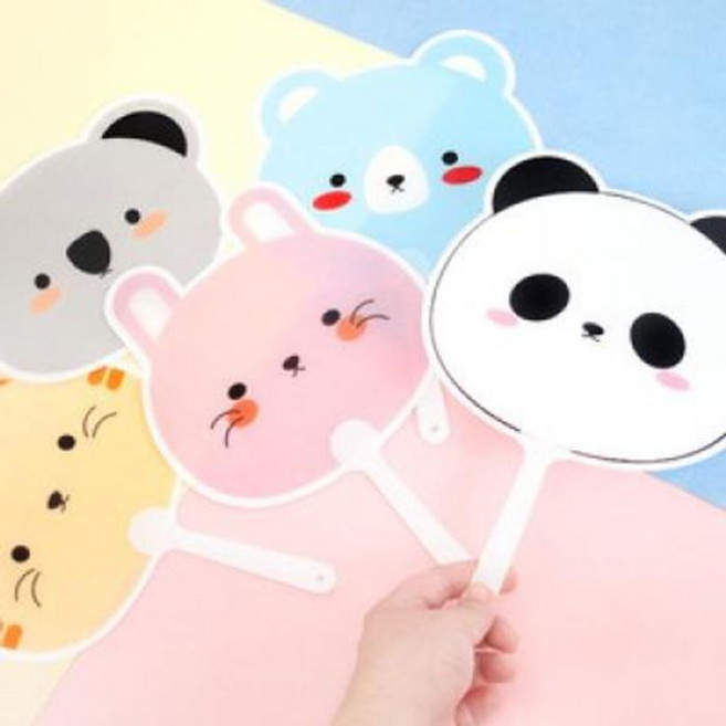 아트박스/투영 애니멀 프랜즈 부채, 팬더, 1개