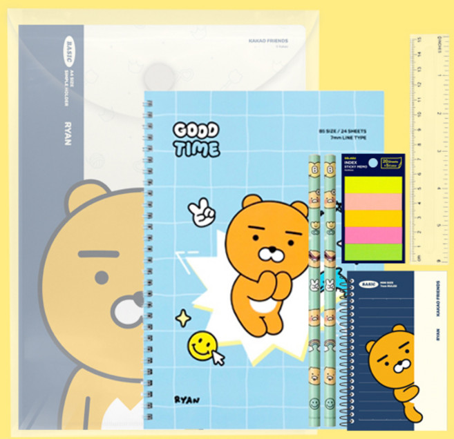 카카오프렌즈 A+ 문구세트 5800, 라이언5800