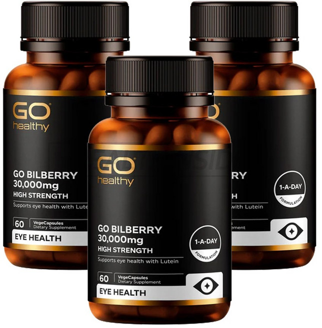 [고헬씨] 빌베리 30000mg 60캡슐 X3개, 60정, 3개
