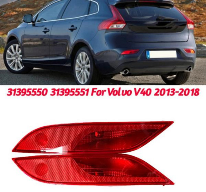 자동차라이트 후방 범퍼 브크등 반사판 안개등 주차 정지 경고등 교체 볼보 호환호환 V40 203 미등, 01 RED RIGHT
