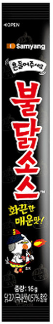 삼양 불닭소스 스틱, 16g, 6개