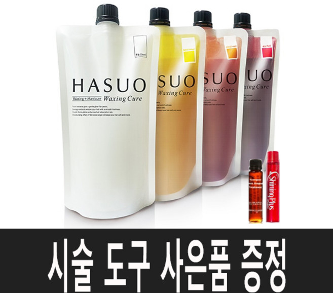 하수오 헤어용 왁싱큐어 500g, 다크브라운, 1개