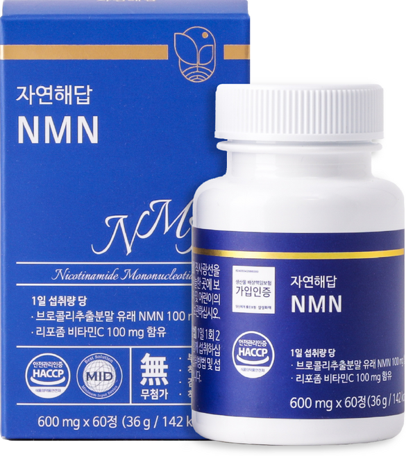 자연해답 NMN, 1박스, 60정