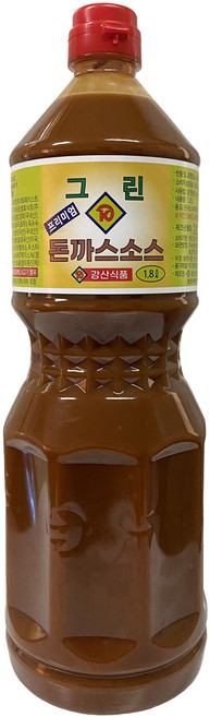 강산식품 그린 프리미엄 돈까스 소스 1box, 9개, 1.95kg