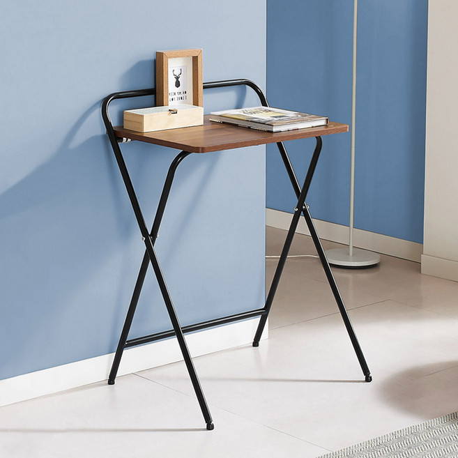 리빙위즈 폴딩 접이식 테이블 책상 일반형, 블랙