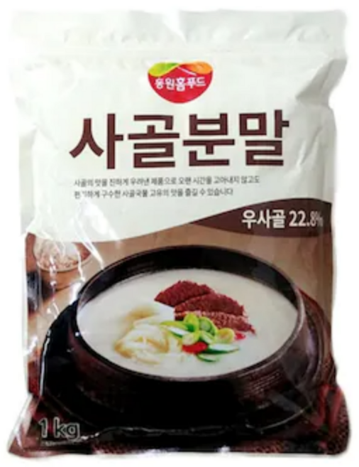 [동원홈푸드] 사골분말 (동원 1K), 1개