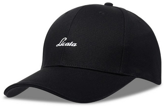 리카타 오리지널 맥시 골프 볼캡 대두 소두핏 사이즈조절 캐주얼 캡모자, 블랙, 1개