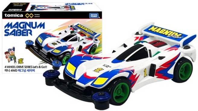 프리미엄 언리미티드 타미야 우리는 챔피언 미니 4WD 매그넘 세이버 미니카 모형, 없음, 상세설명 참조