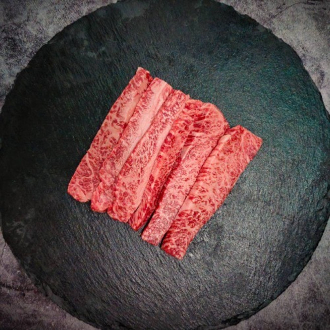 한우 구이용 거세우 고흥유자한우 갈비살 200g, 1등급 갈비살, 1개