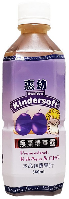 惠幼 Kindersoft 黑棗精華露 360ml, 1個裝