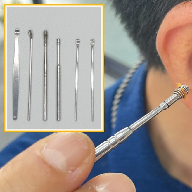 스테인레스 귀이개 세트 스텐 귀청소 케이스 판촉물, 본상품