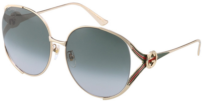 GUCCI 金色太陽眼鏡 GG0225S