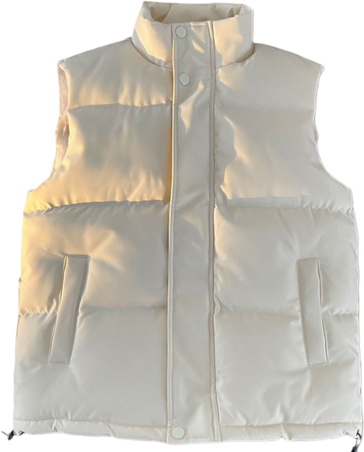 Makone 남성 가을 겨울 캐주얼 커플 패딩 조끼