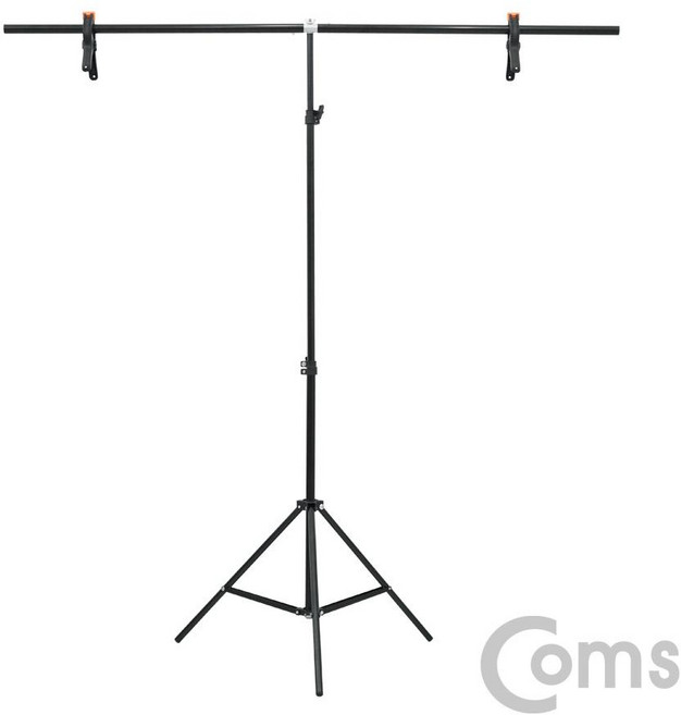 스튜디오 배경스크린 T형 스탠드 배경지 촬영 거치대 이동식 중형 BU131, 1개