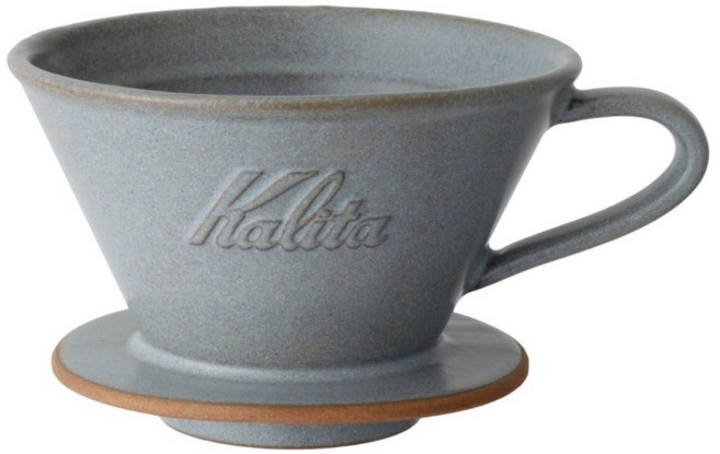 Kalita 185 wave系列 頂級陶瓷美濃燒 日本職人工藝 手沖咖啡濾杯, 1個, 蛋糕濾杯, 30ml