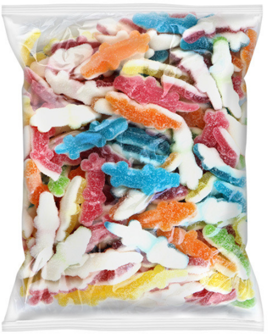 더대무)피니 슈가크로커다일 젤리 1kg 대용량 업소용 소분용 쿠키 칩 사탕, 4개